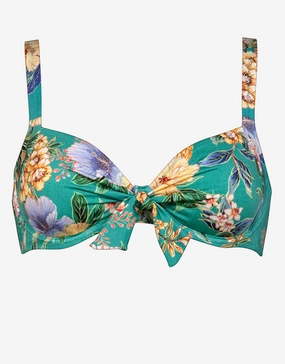 Pineapple Sea Underwired Bikini Top - Tropical Breeze Swim Womens - monokinis best price