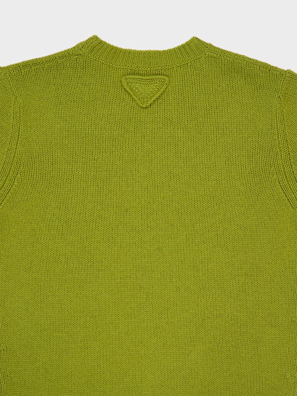 Pistachio Green Cashmere Short-Sleeve Sweater