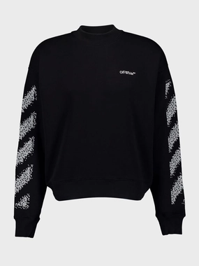 Pixel Diag Sweatshirt Knitwear Mens - men's sweaters sale