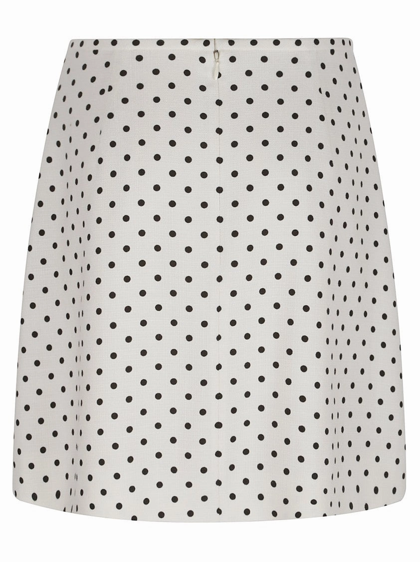 Playful Polka Dot Short Skirt