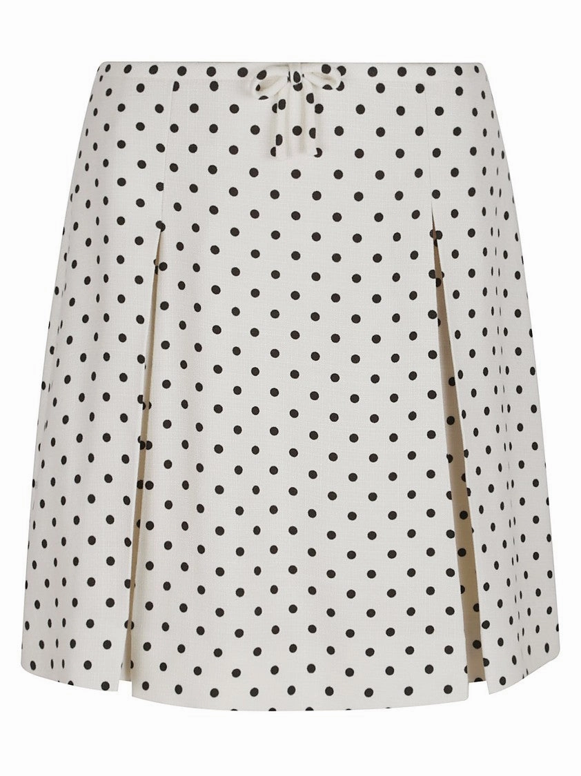Playful Polka Dot Short Skirt