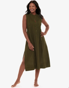 Pleated Beach Dress - Nori Swim Womens - bikinis clearance