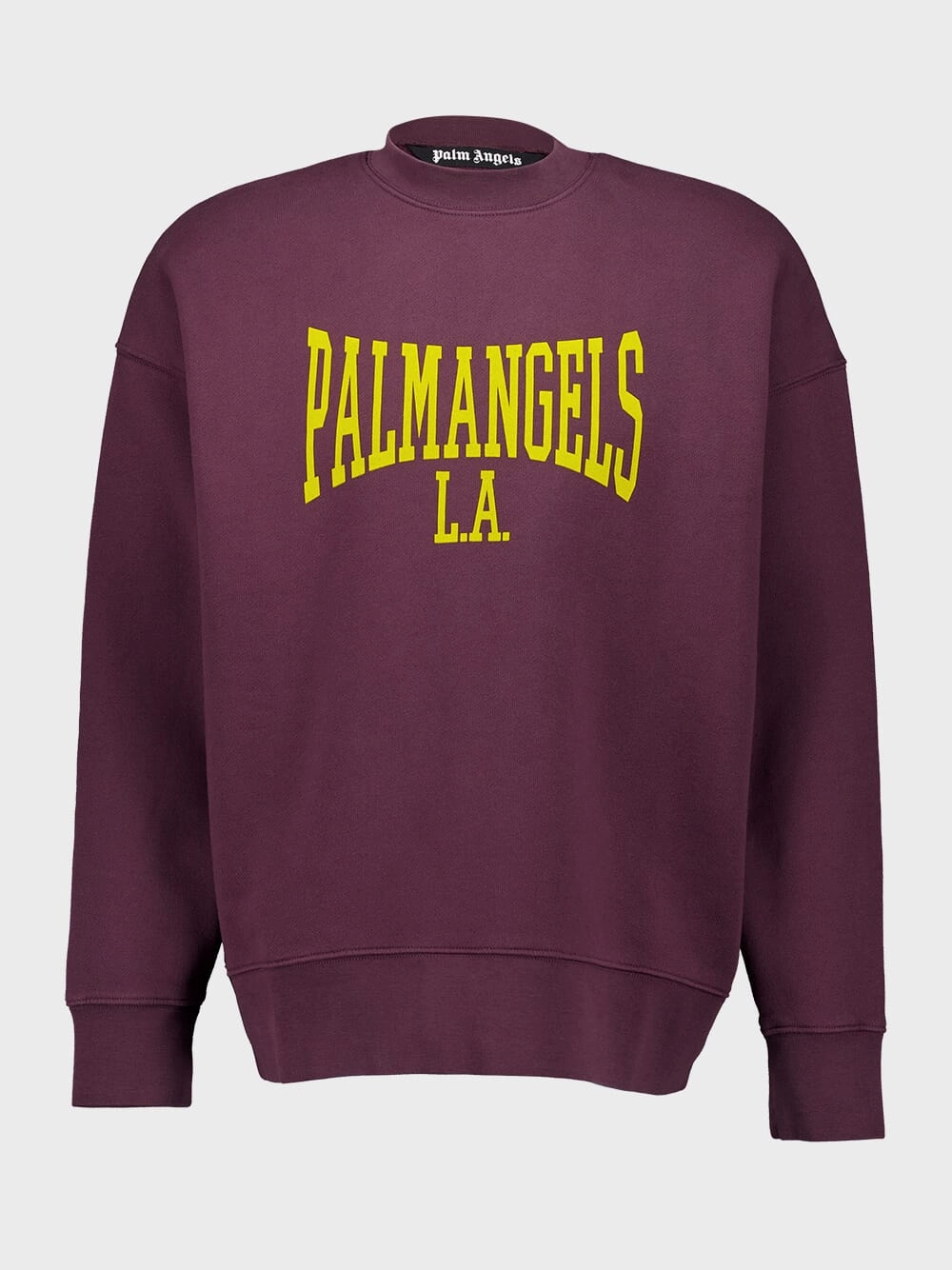 Plum and Yellow College Sweatshirt Tops Mens - thermal tops