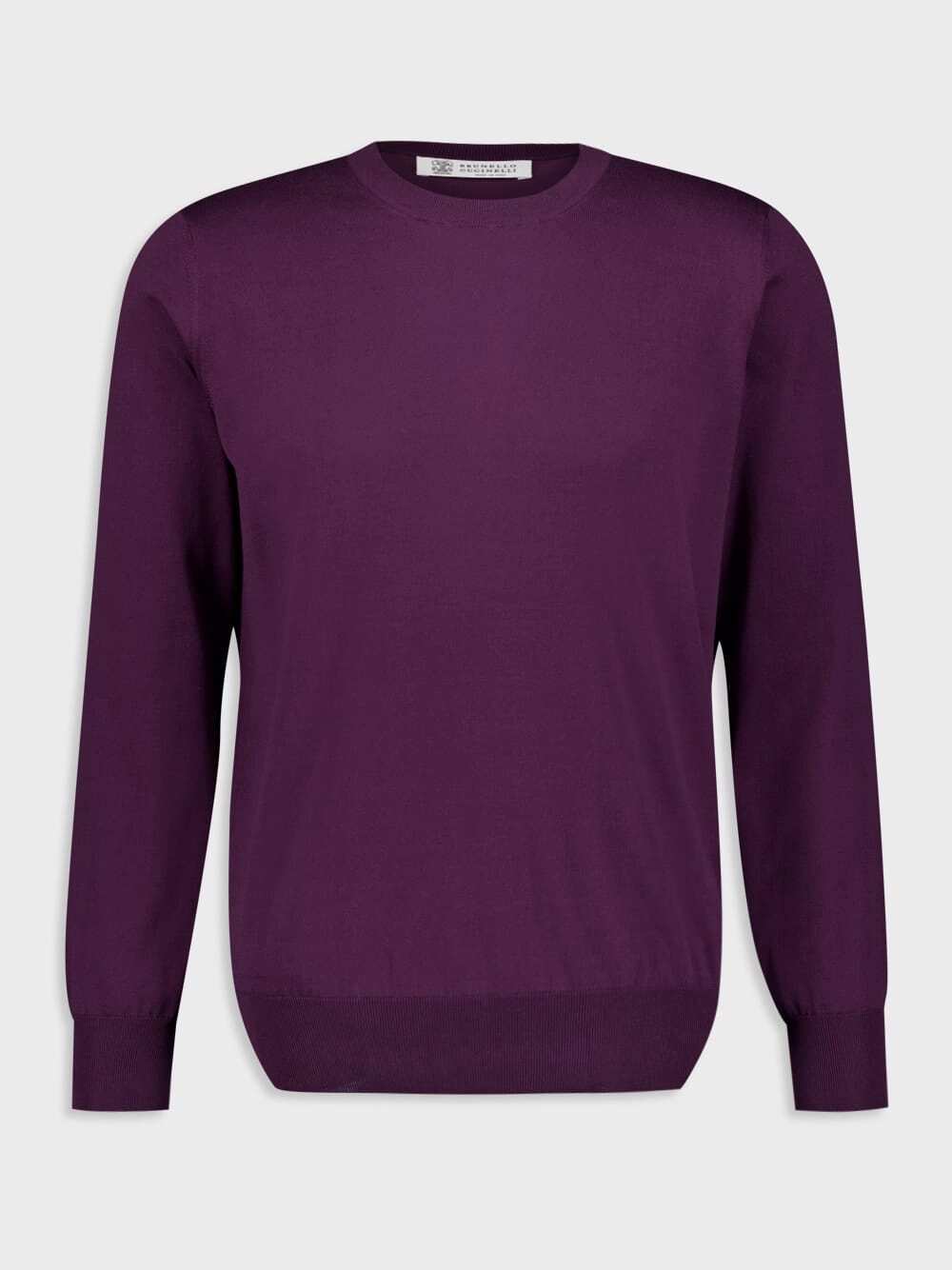 Plum Cotton Sweater Knitwear Mens - men's sweaters sale