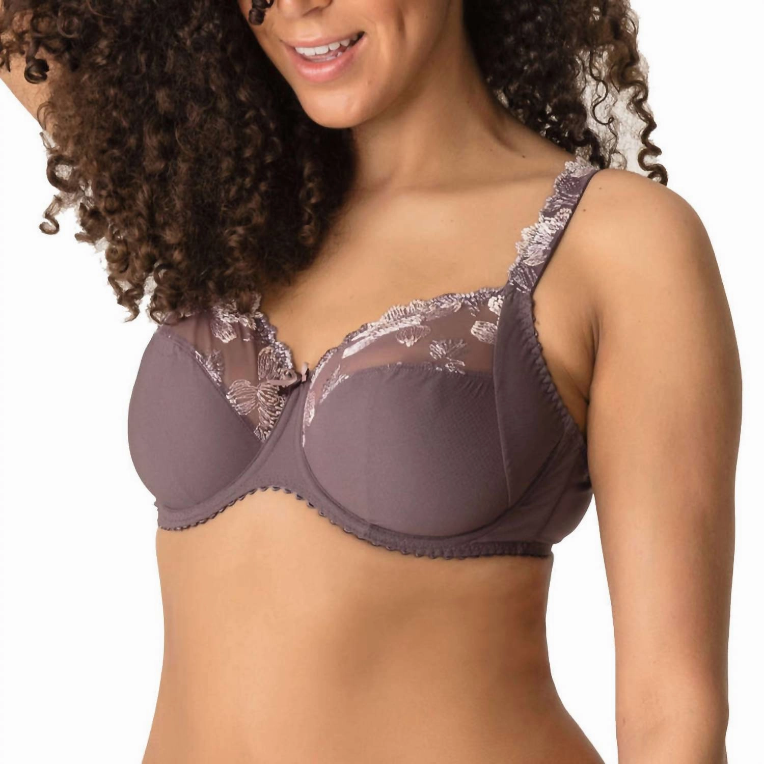 Plume Full Cup Bra In Toffee