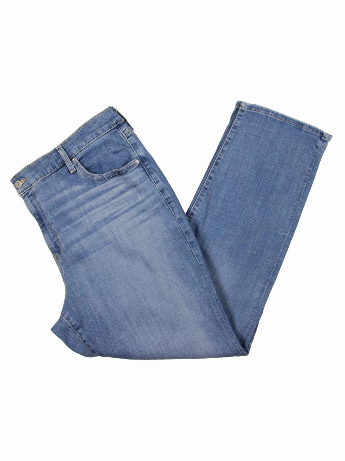 Plus 724 Womens High Rise Slim Straight Leg Jeans