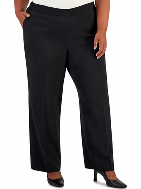 Plus Womens Crepe Wide Leg Trouser Pants womens parachute pants cheap