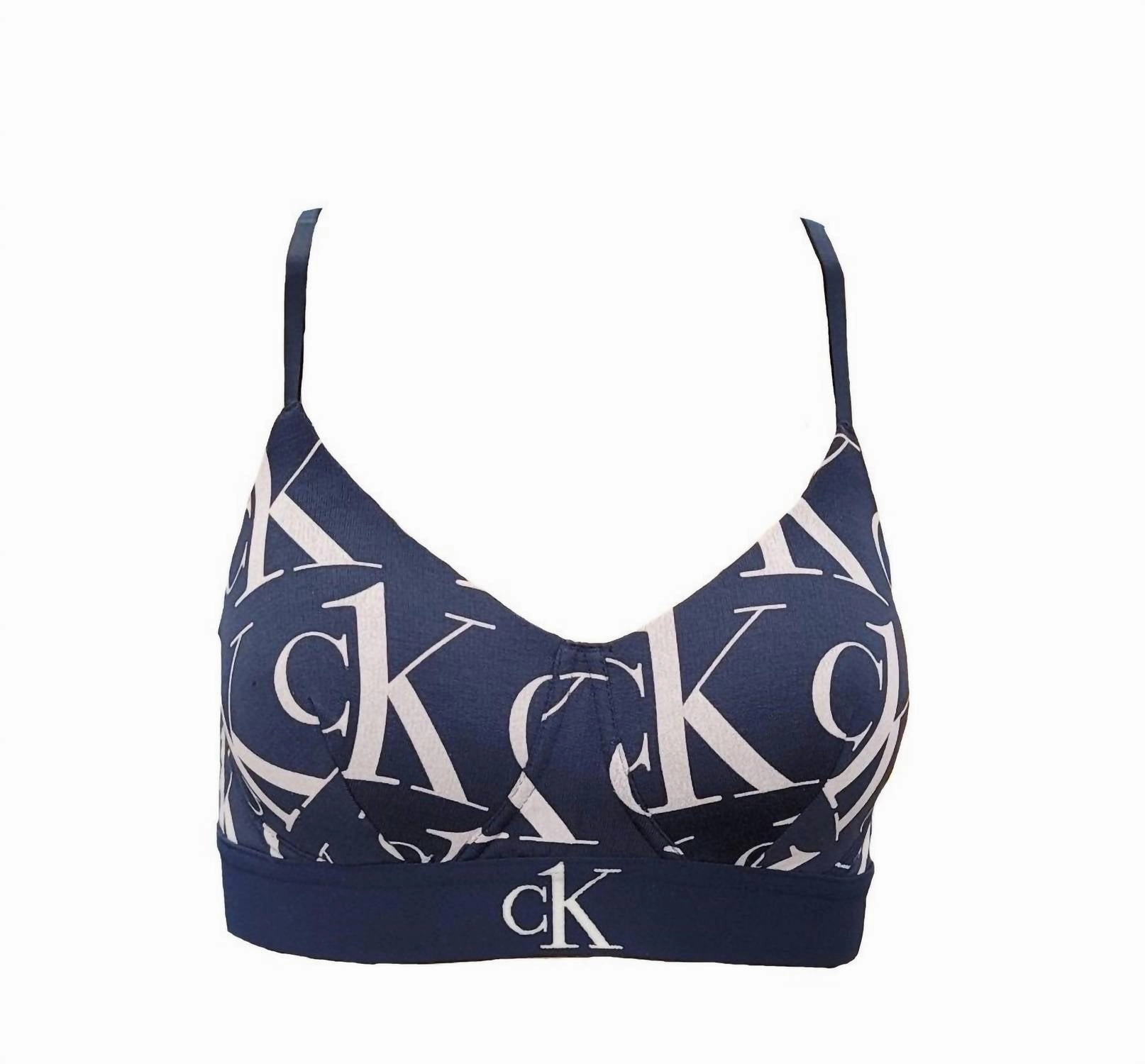 Plush 8.25 Lightly Lined Bralette In Blue Shadow
