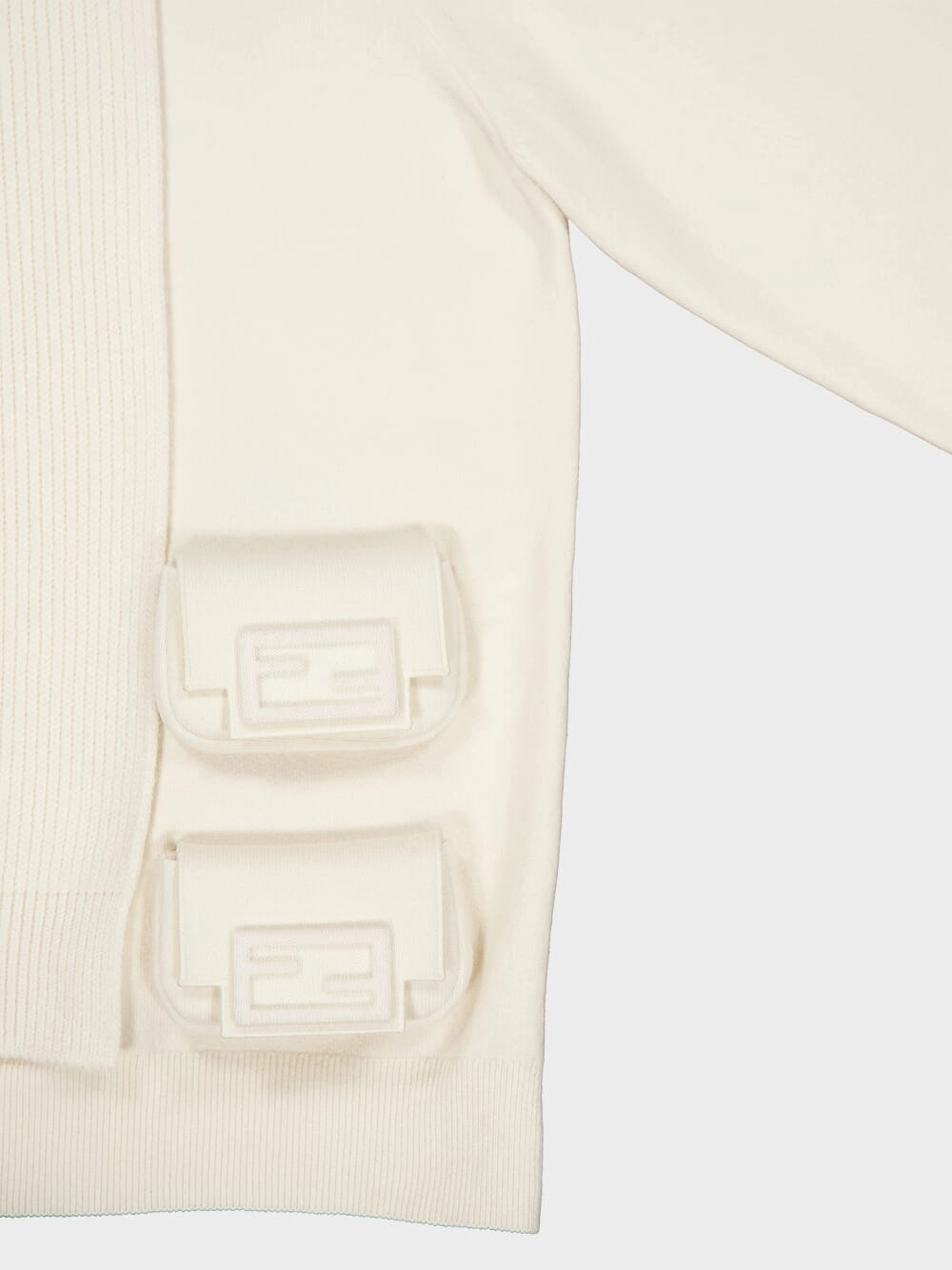 Pocket-Detailed Wool Cashmere Jumper