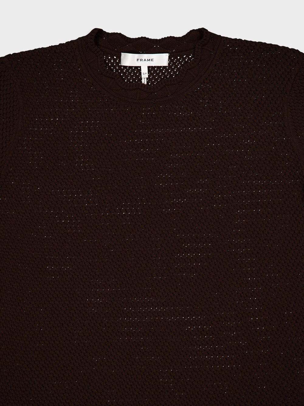 Pointelle-Knit Bell-Sleeve Jumper