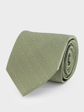 Polka Dot-Print Tie Suits Mens - men's suits outlet