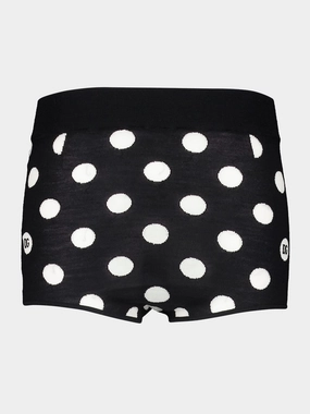 Polka-Dot Wool and Silk High-Waisted Panties Knitwear Womens - women's knitwear cheap