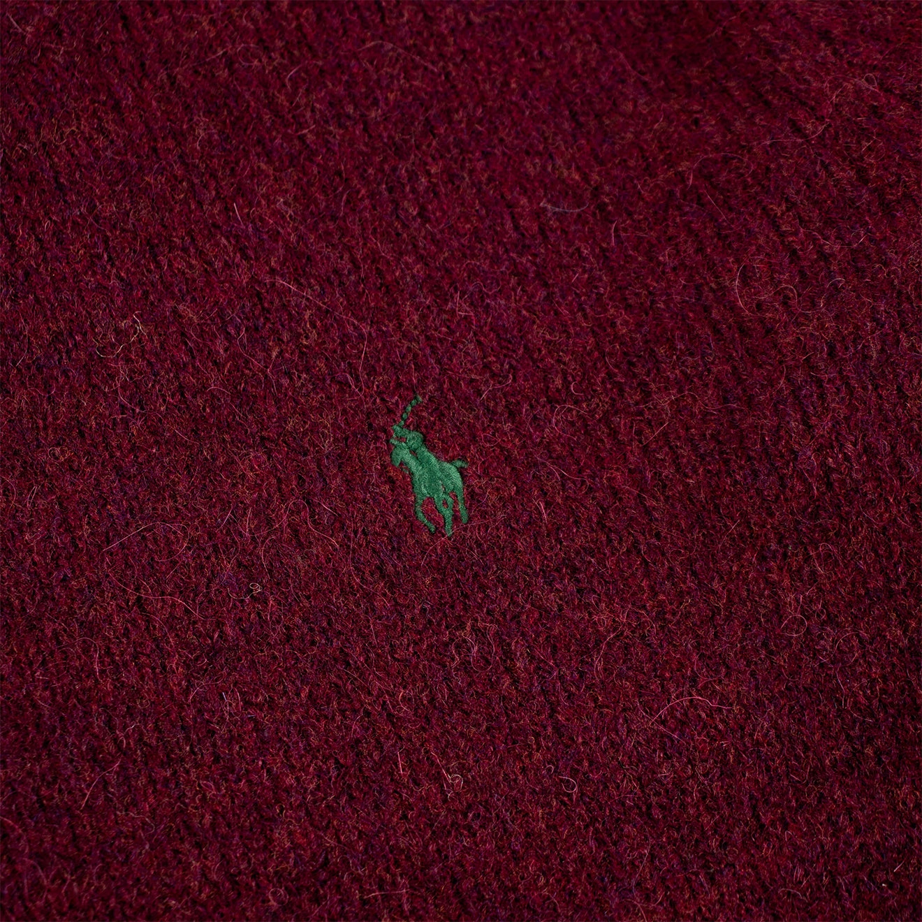 Polo Ralph Lauren Chunky Crew Knit Aged Wine Heather