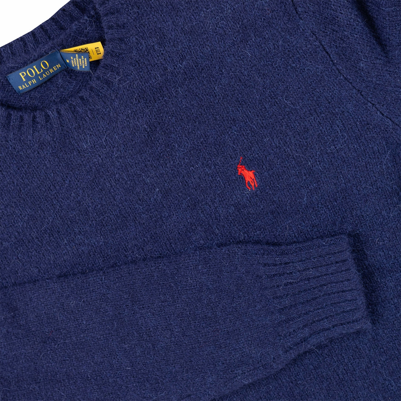 Polo Ralph Lauren Chunky Crew Knit Bright Navy