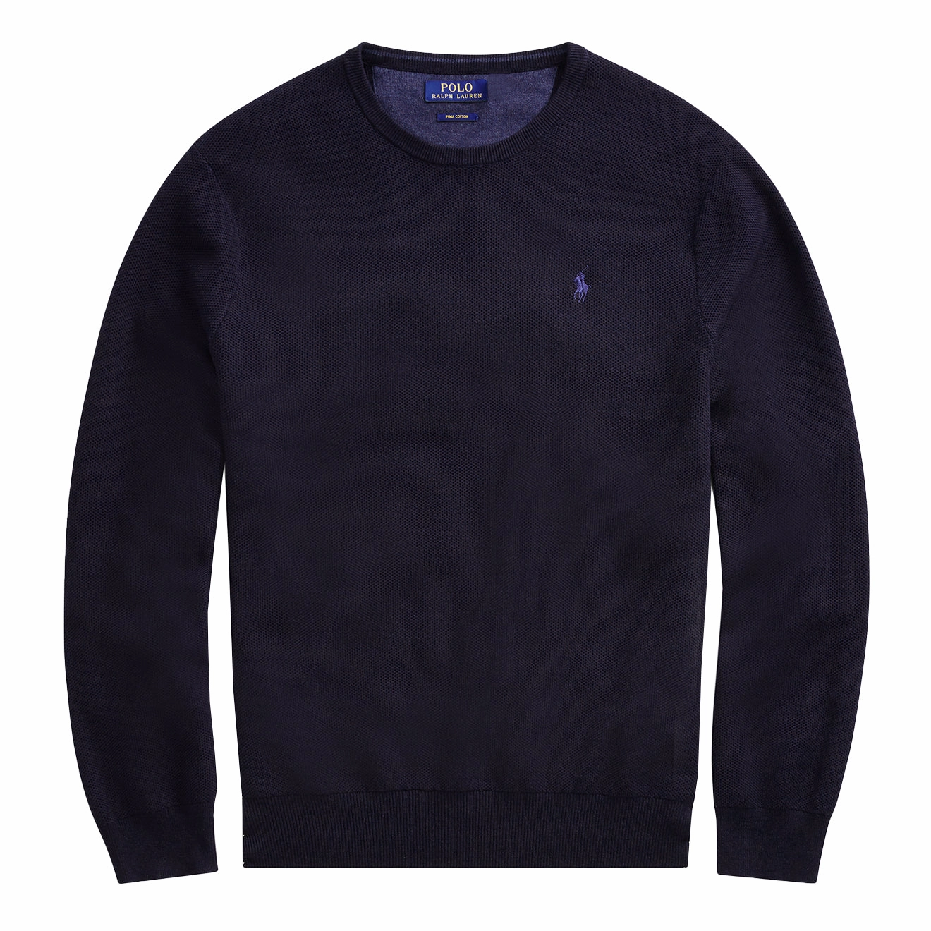 Polo Ralph Lauren Cotton Crewneck Sweat Navy Heather mens long sleeves cheap