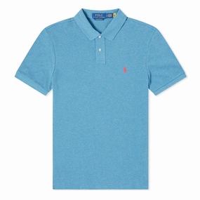 Polo Ralph Lauren Custom Slim Fit Classic Polo Marine Heather mens t-shirts outlet