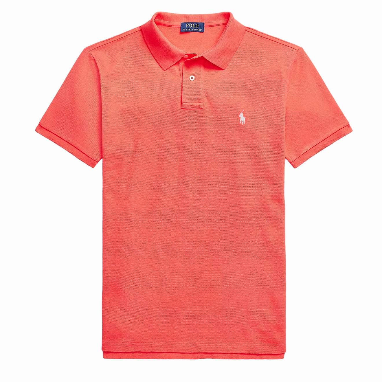 Polo Ralph Lauren Custom Slim Fit Classic Polo Pale Red mens t-shirts outlet
