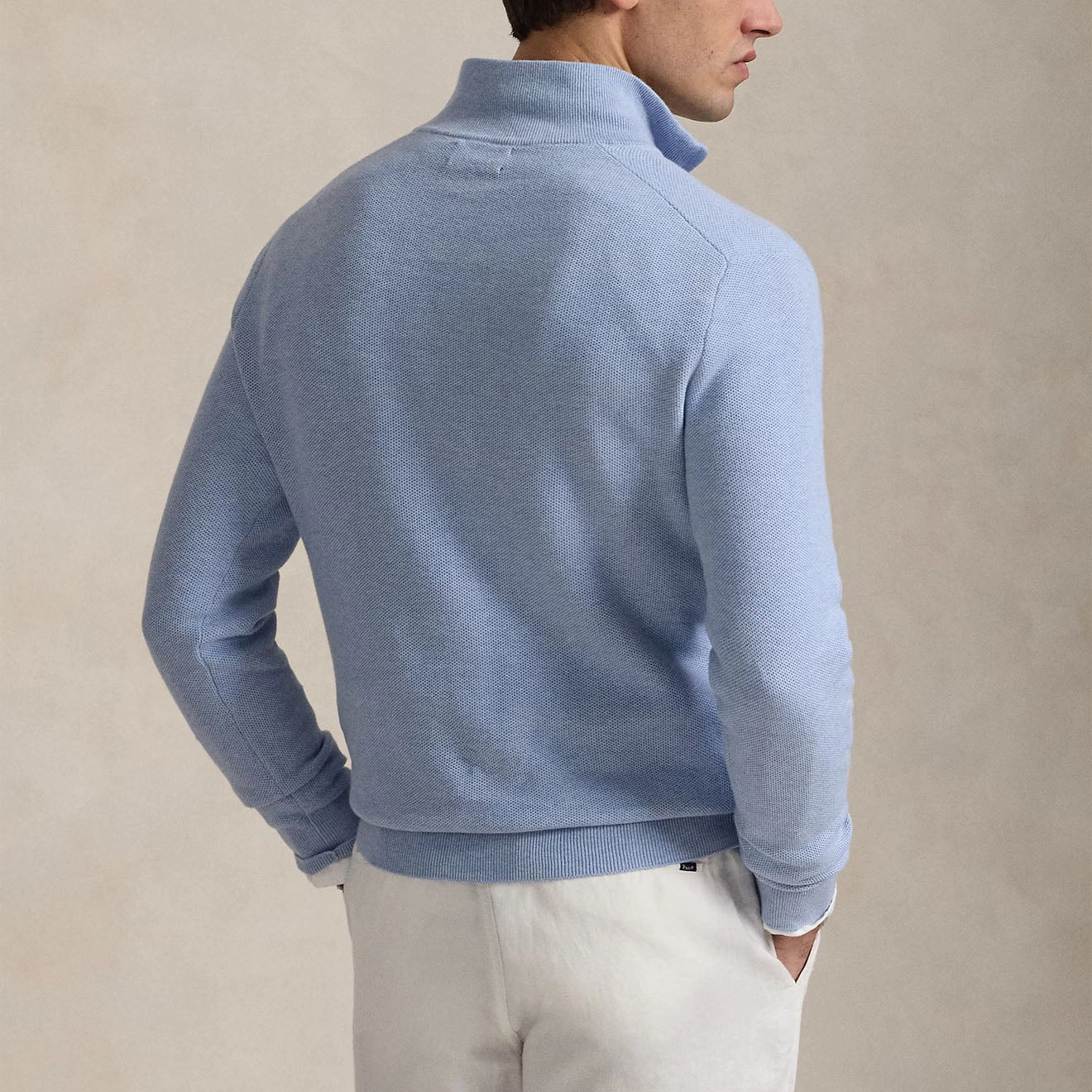 Polo Ralph Lauren Long Sleeve Pullover Standard Blue Hyacinth Heather
