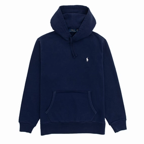 Polo Ralph Lauren Loopback Fleece Hoodie Faded Cruise Navy mens long sleeves cheap