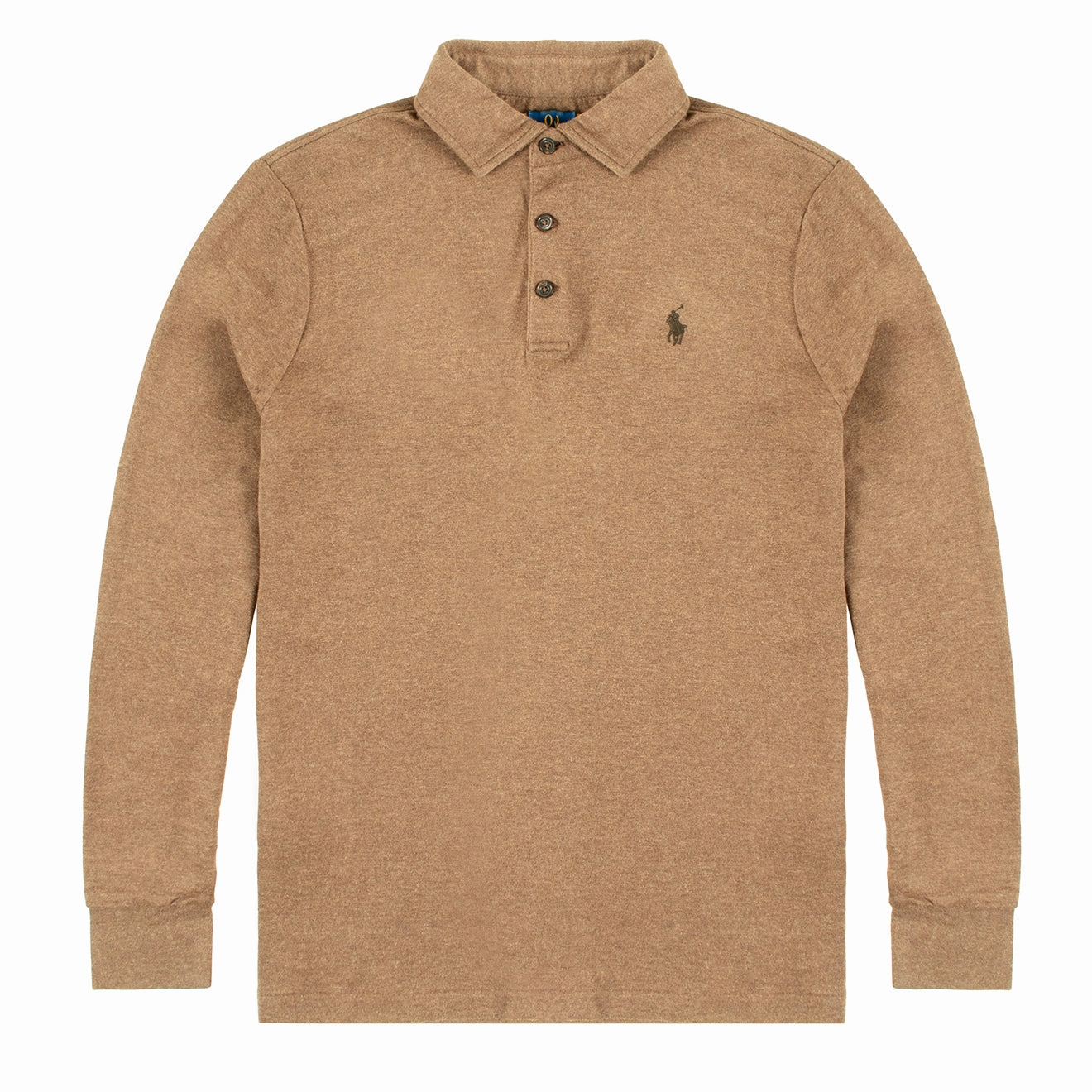 Polo Ralph Lauren Luxury Jersey Polo Shirt Nutmeg Brown Heather mens t-shirts outlet