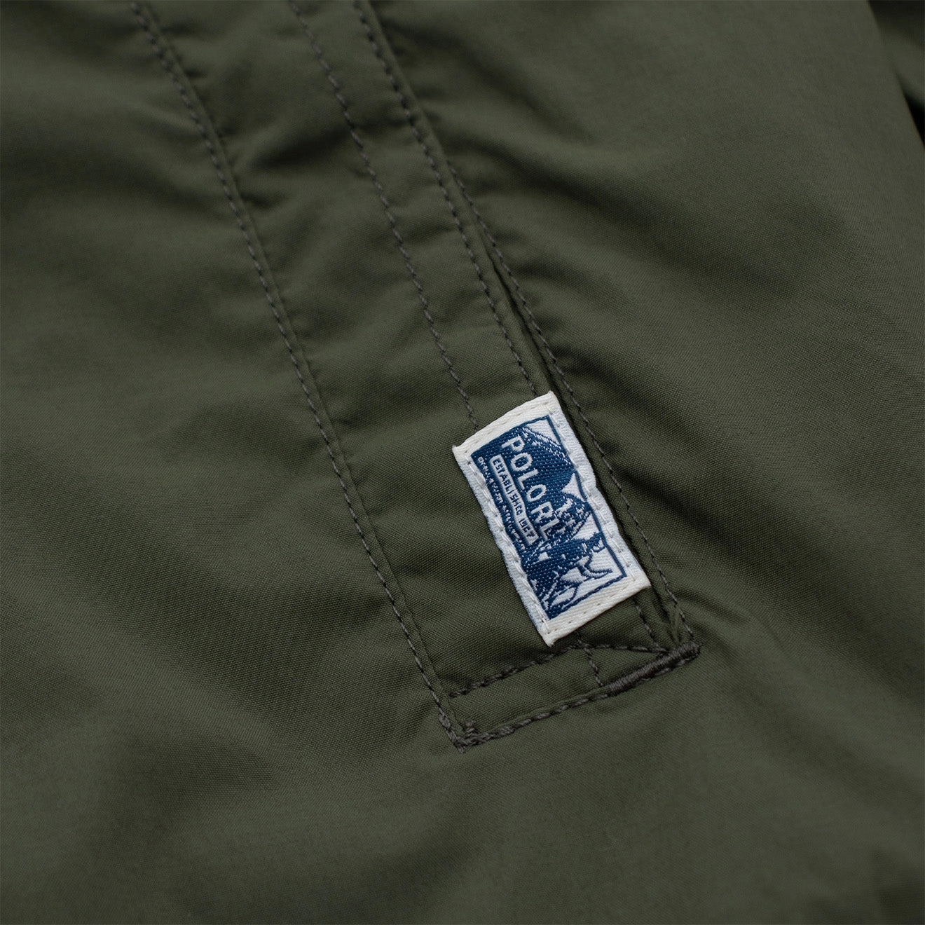 Polo Ralph Lauren Water-Repellent Shirt Jacket Dark Sage