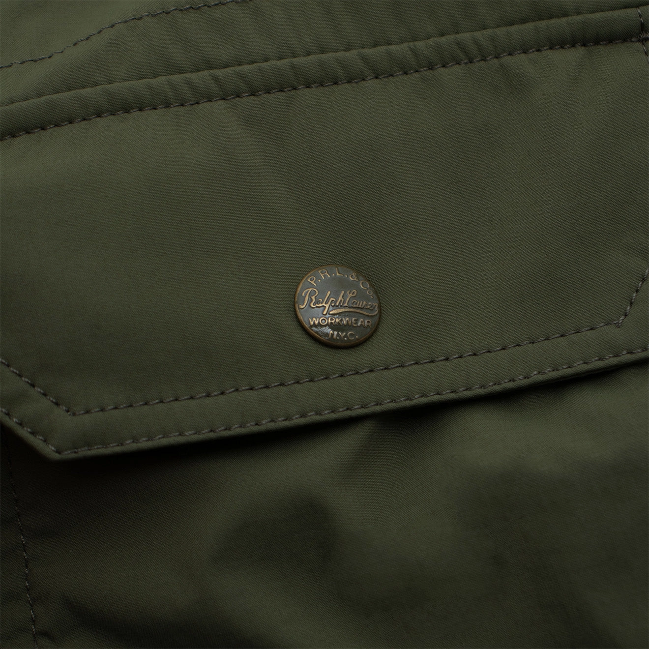 Polo Ralph Lauren Water-Repellent Shirt Jacket Dark Sage