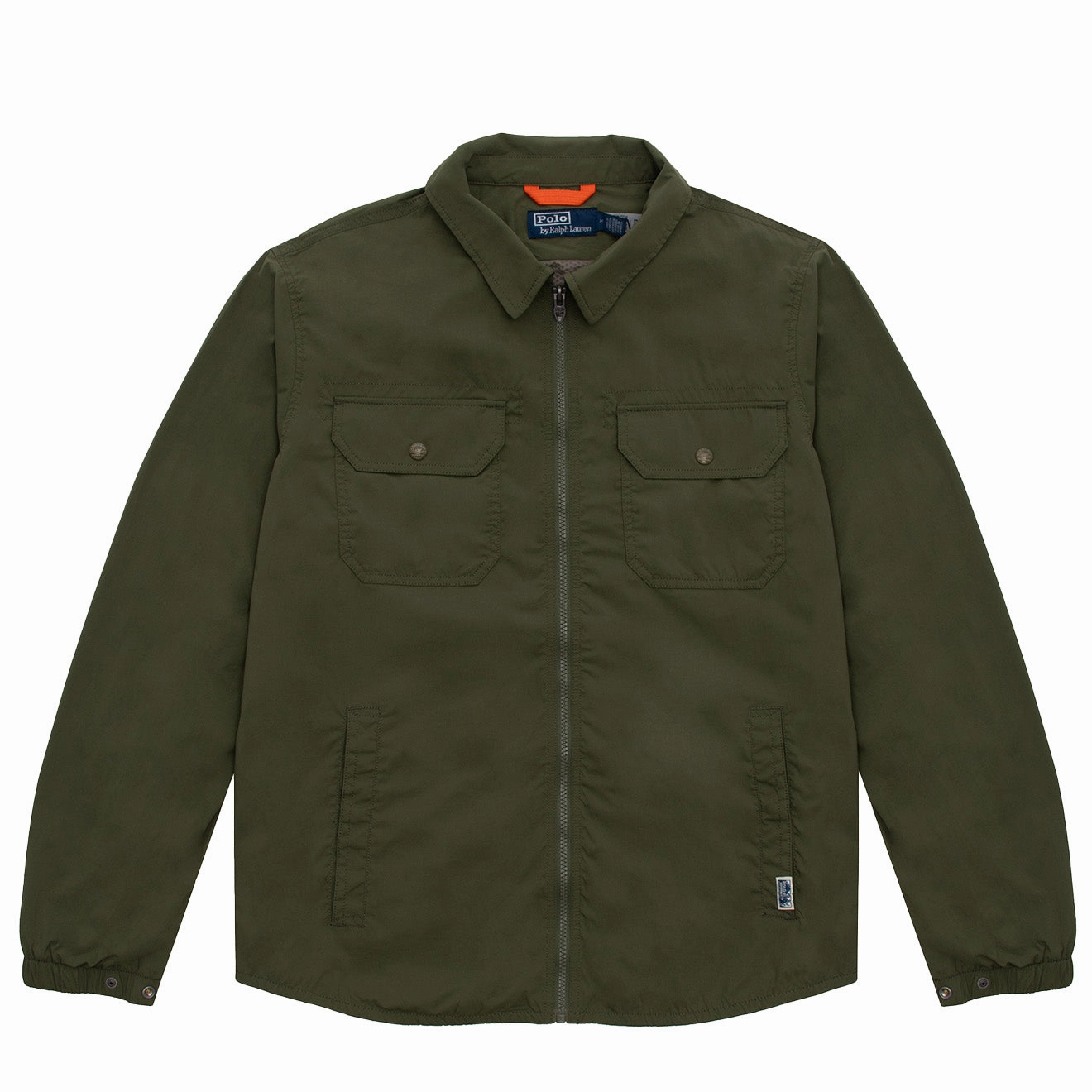 Polo Ralph Lauren Water-Repellent Shirt Jacket Dark Sage mens tank tops best deals