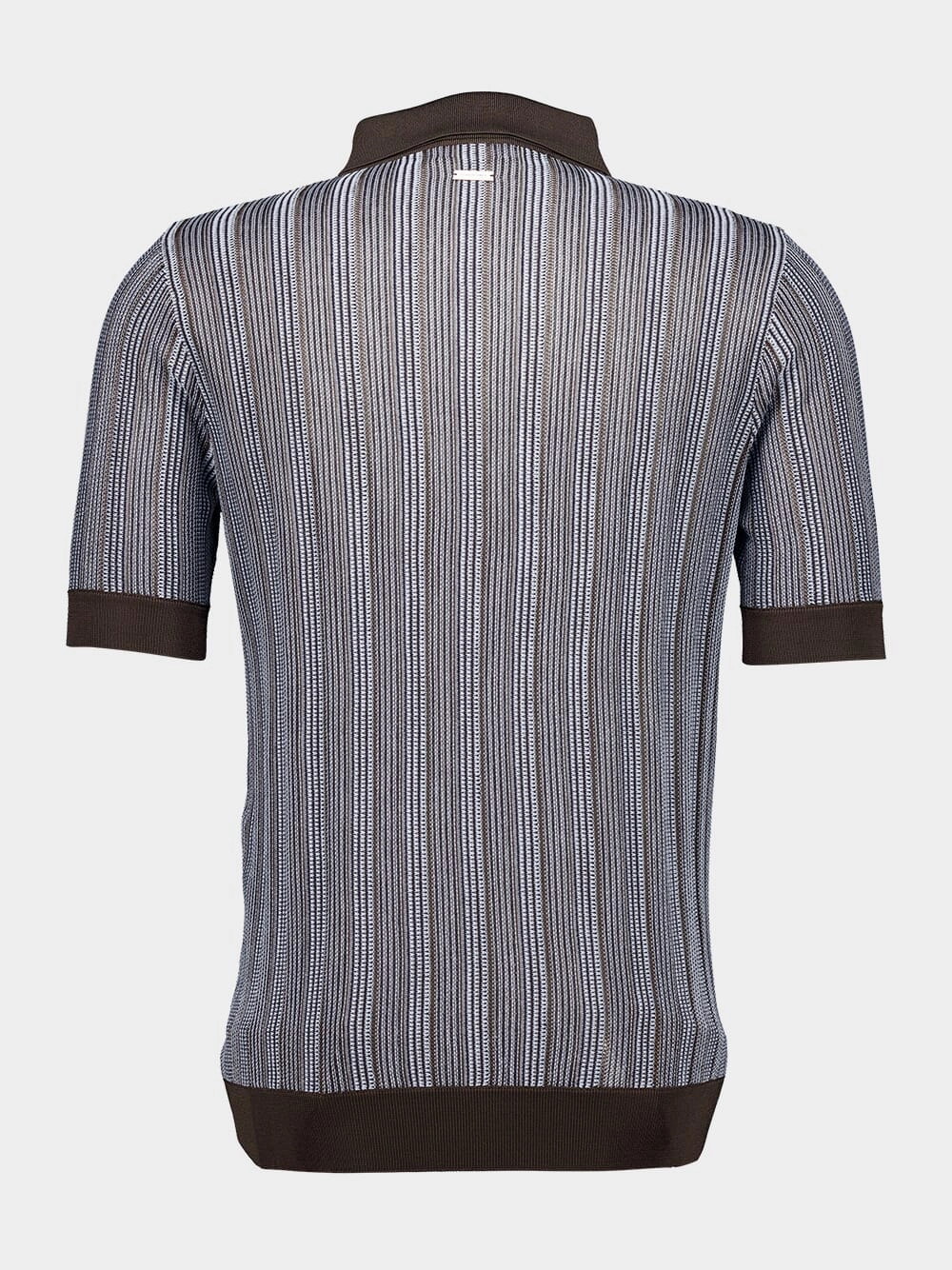 Polo with Vertical Stripes