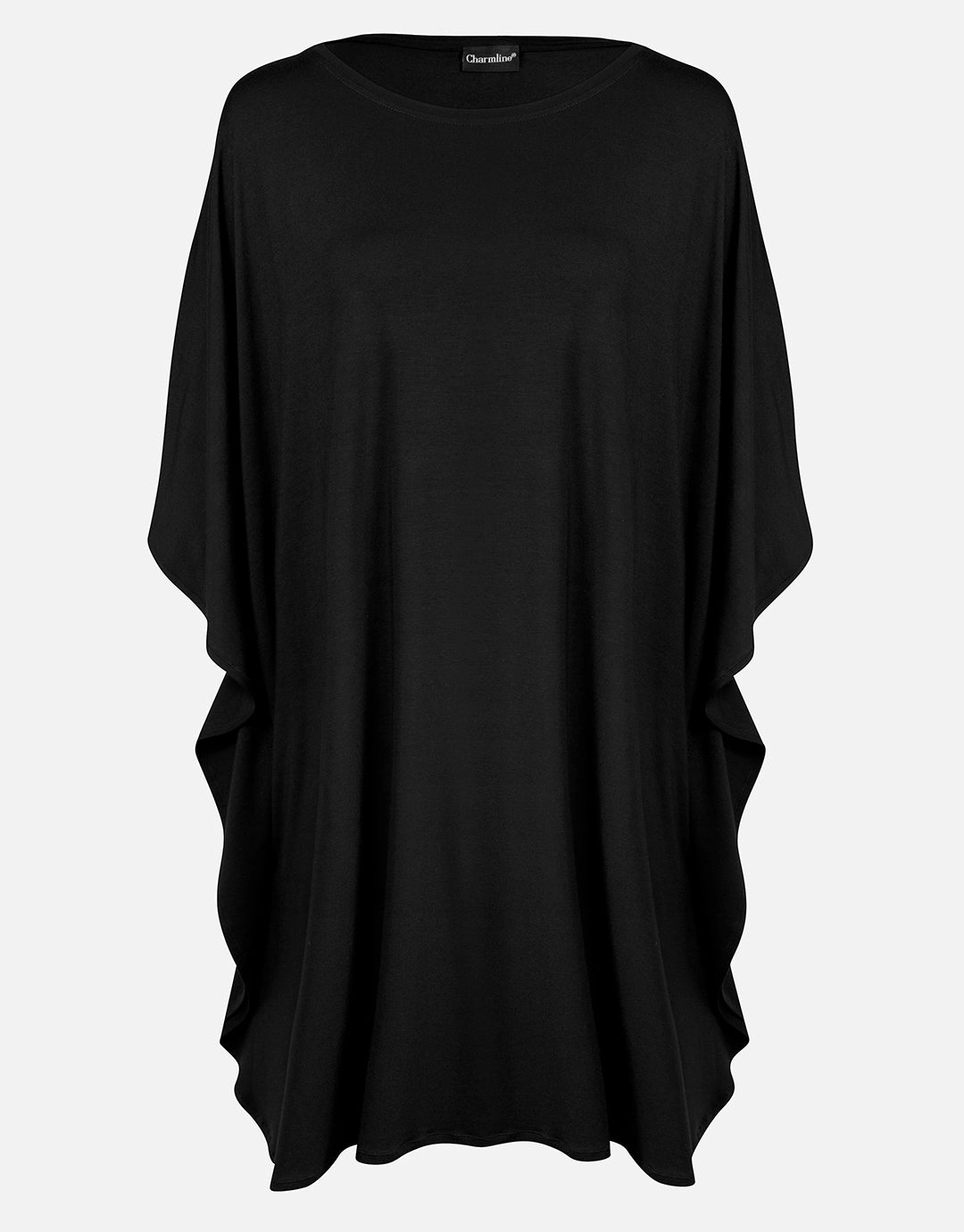 Poncho Tunic - Black Swim Womens - bikinis clearance