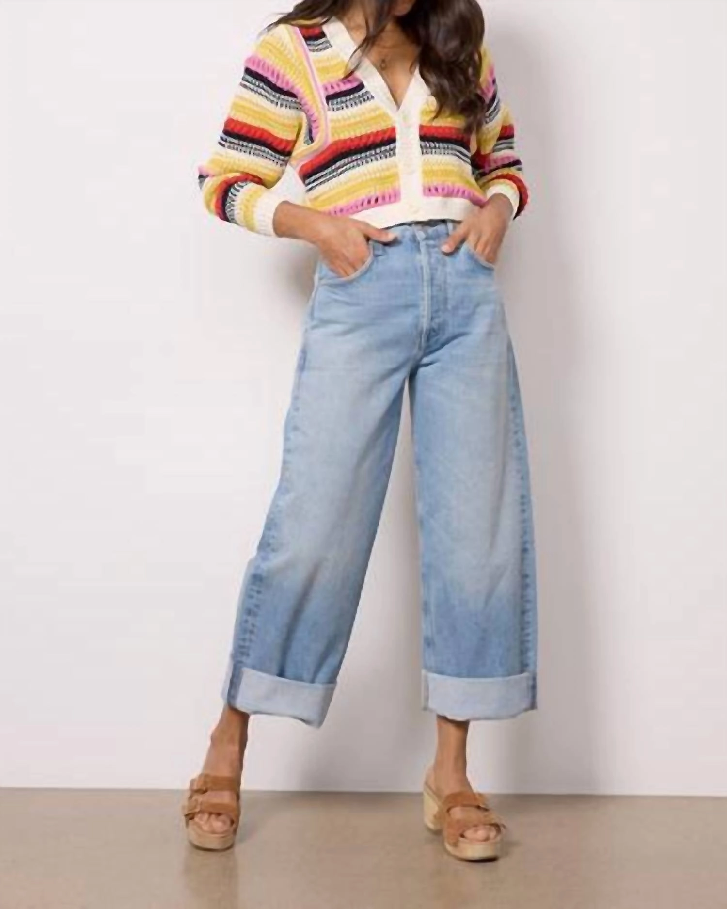 Ponte Cardigan In Multi
