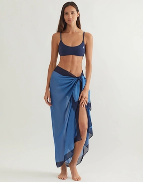 Pony Long Pareo - Periwinkle Swim Womens - bikinis clearance