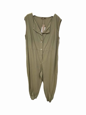 Poplin Jogger In Seaweed womens gaucho pants sale