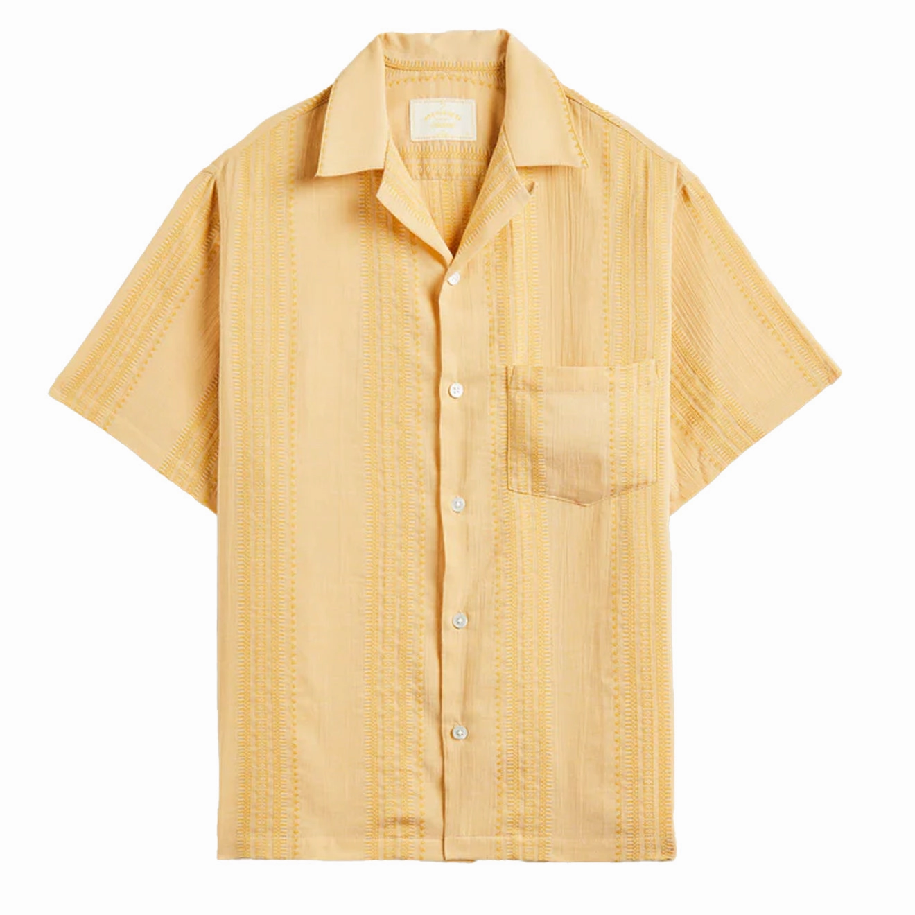 Portuguese Flannel Pacific Sun S/S shirt Yellow mens tank tops best deals
