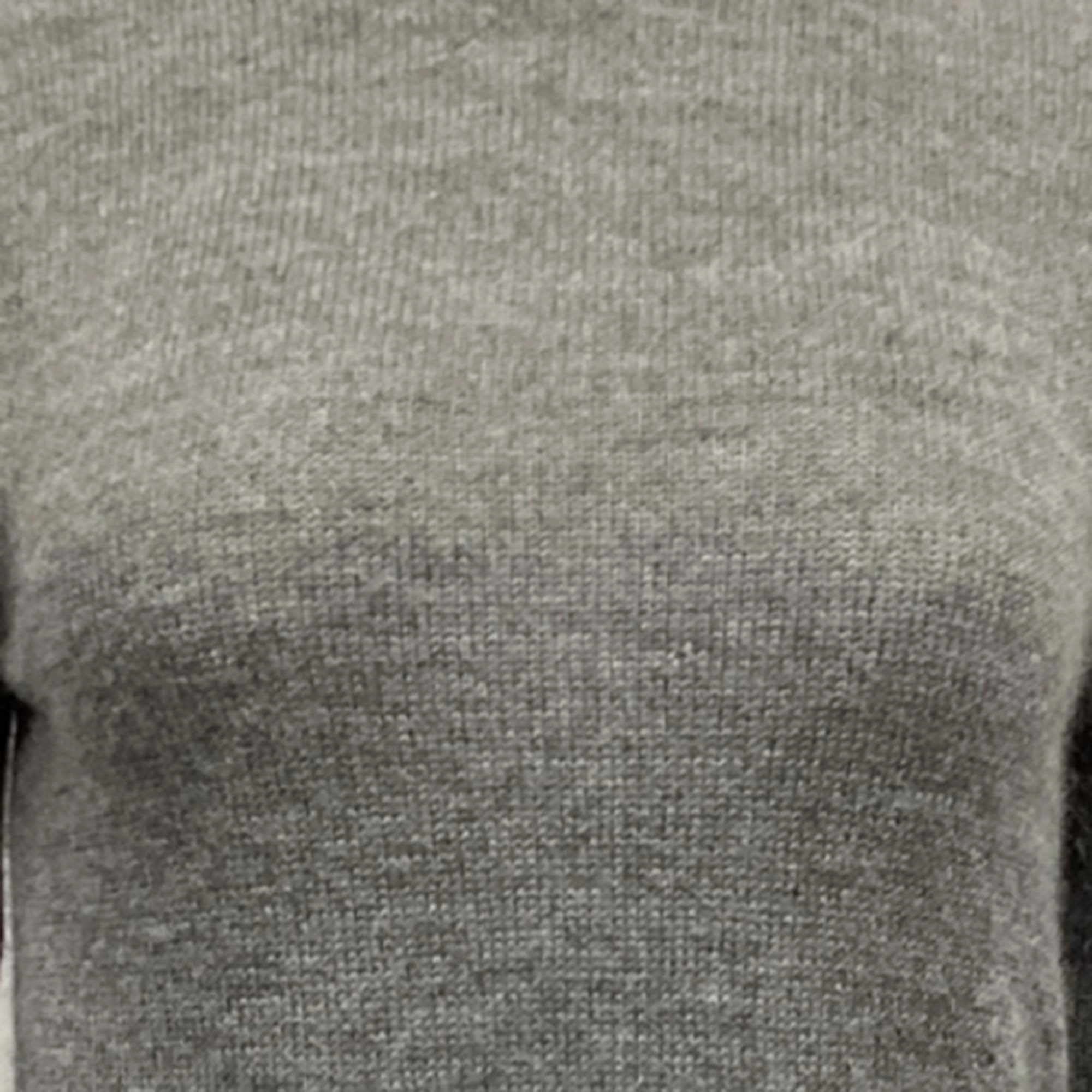 Prada Knitted Crewneck Sweater in Grey Wool