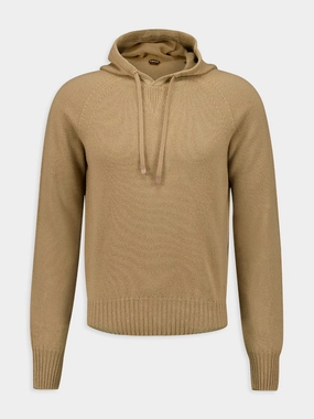 Praline Seamless Cashmere Hoodie Tops Mens - thermal tops