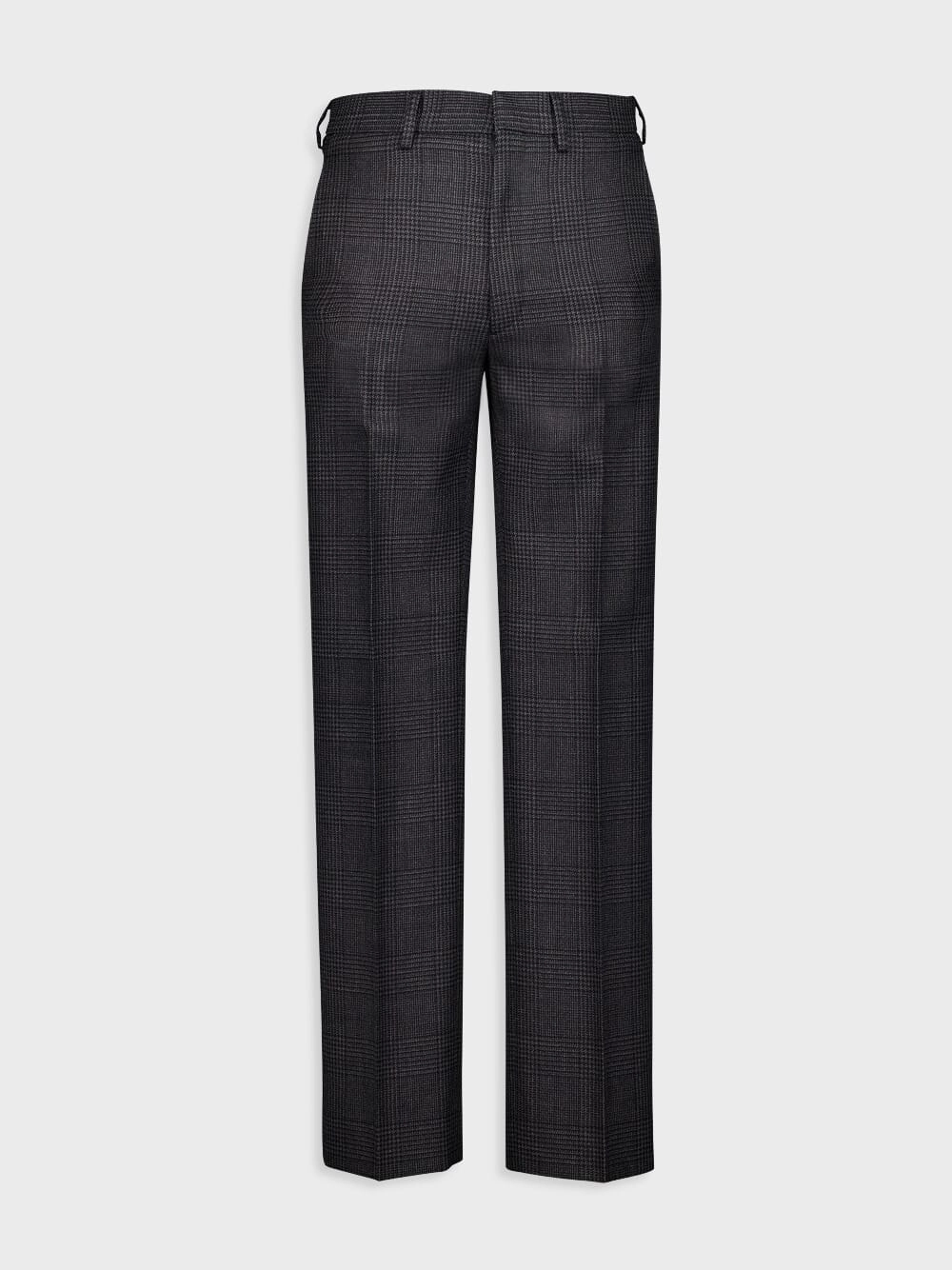 Prince of Wales Check Wool Trousers Suits Mens - men's suits outlet