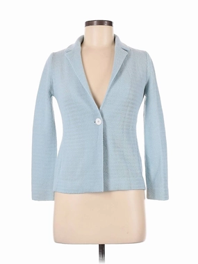 Princess Cardigan In Tranquil Blue Tops Womens - high-neck blouses