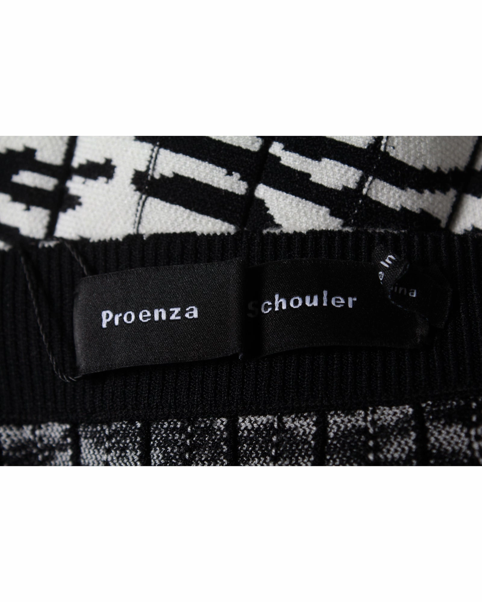 Proenza Schouler Pleated Zebra Midi Skirt in Animal Print Viscose