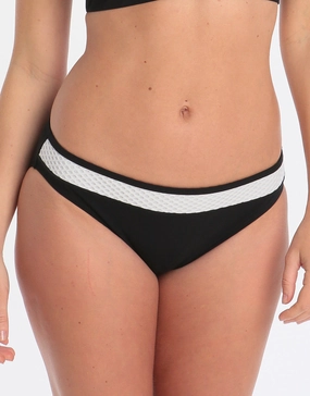 Profile Formula One Sports Brief - Black White Swim Womens - swimsuits outlet