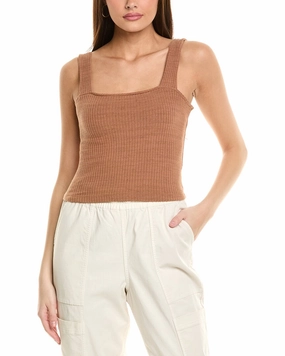 Project Social T Isola Marled Sweater Rib Tank Tops Womens - camisoles best price