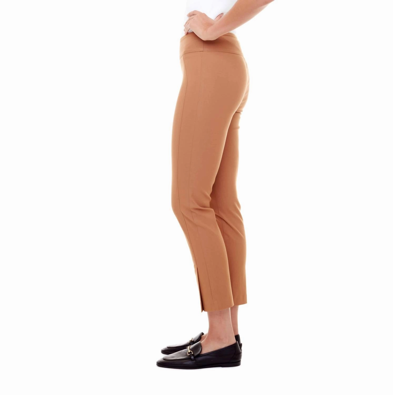 Pull-On Petal Ankle Trouser Pant In Chipmunk