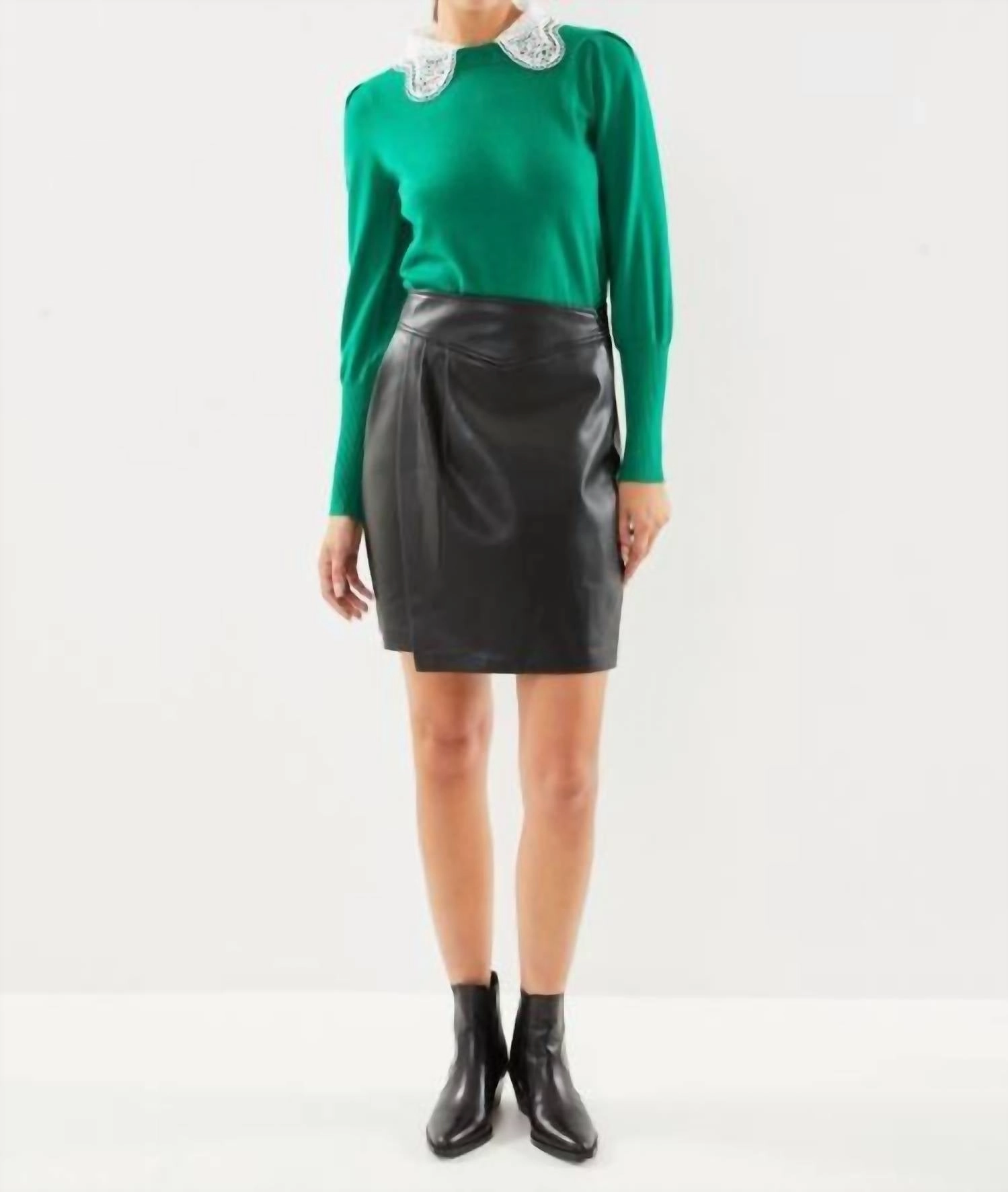 Pull Pilgrim Sweater In Emerald Tops Womens - sheer tops clearance