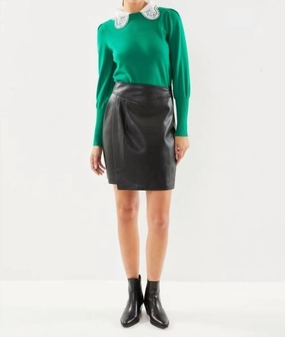 Pull Pilgrim Sweater In Emerald Tops Womens - sheer tops clearance
