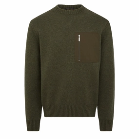 Purdey Sandwick Sweater Loden mens sweaters cheap