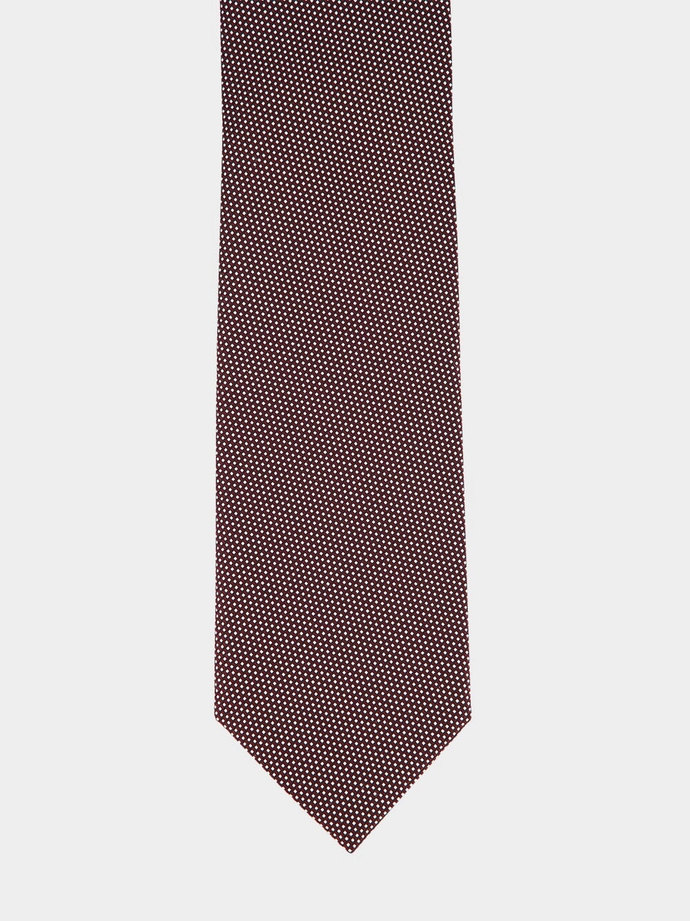 Purple Dot Pattern Silk Tie