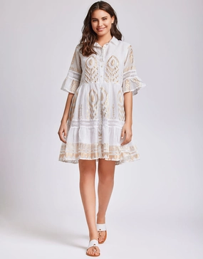 Rachel Shirt Dress - White Swim Womens - bikinis clearance