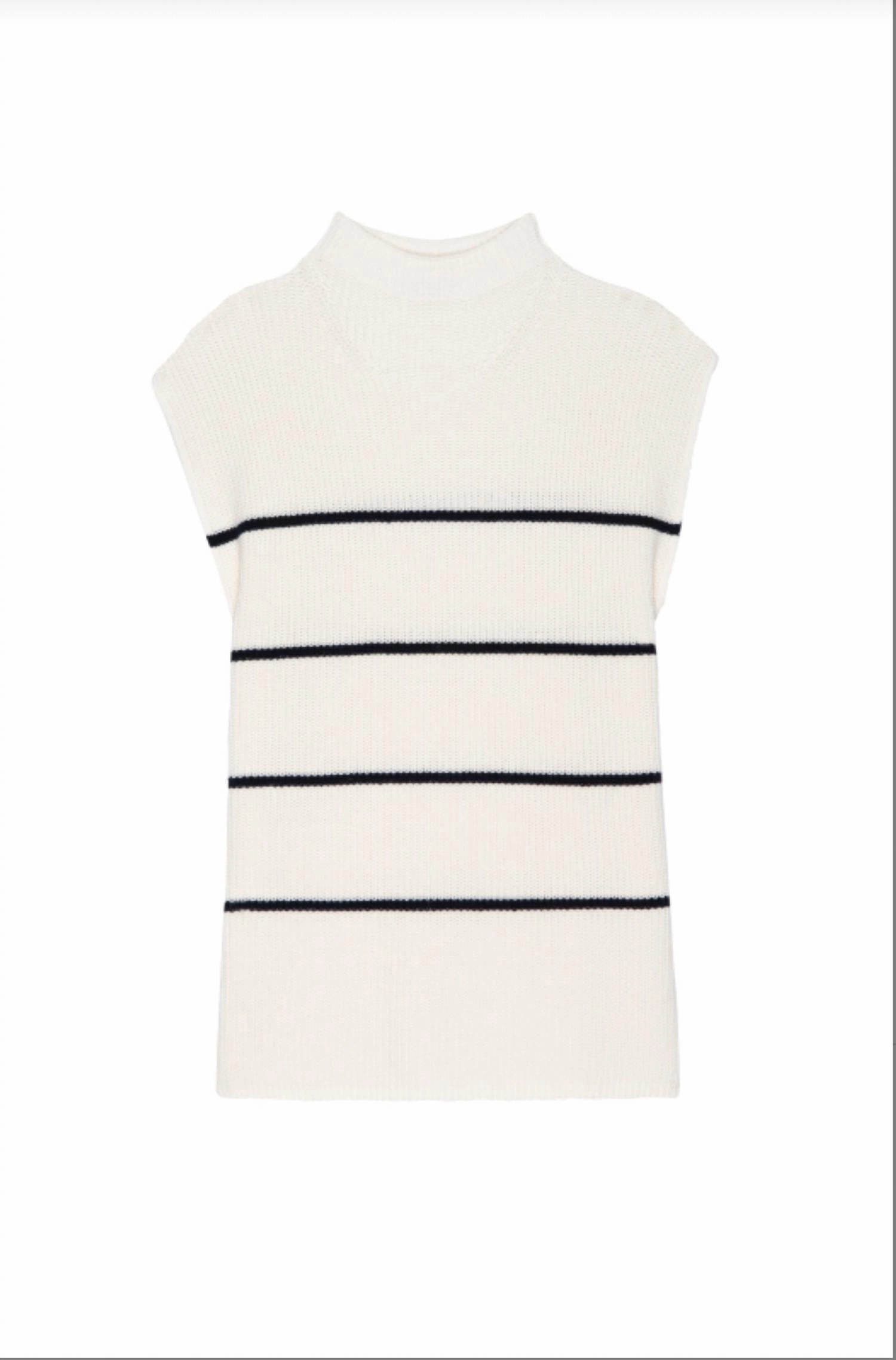 Rails Etta Top In Ivory Navy Stripe