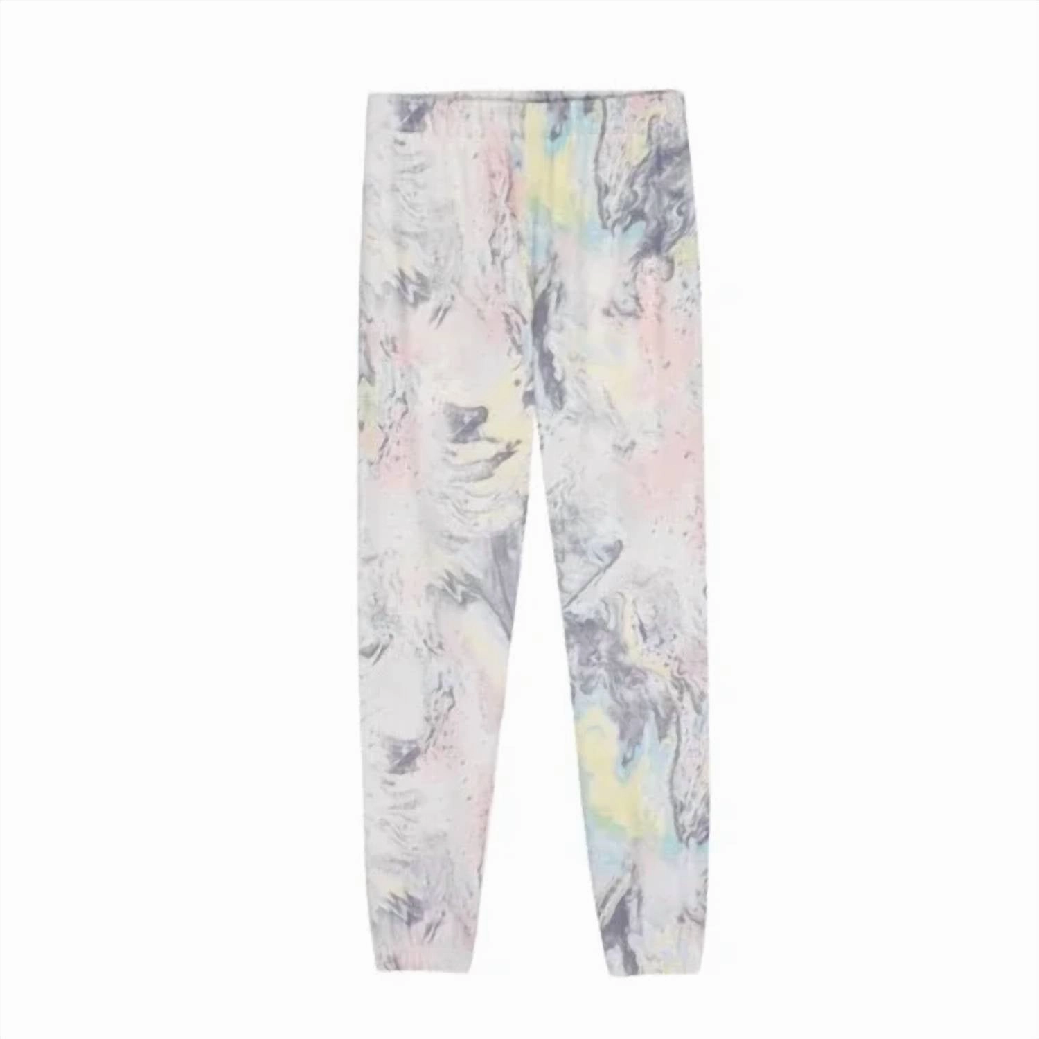 Rails Simo Joggers Sweatpants In Ivory Pastel Marble