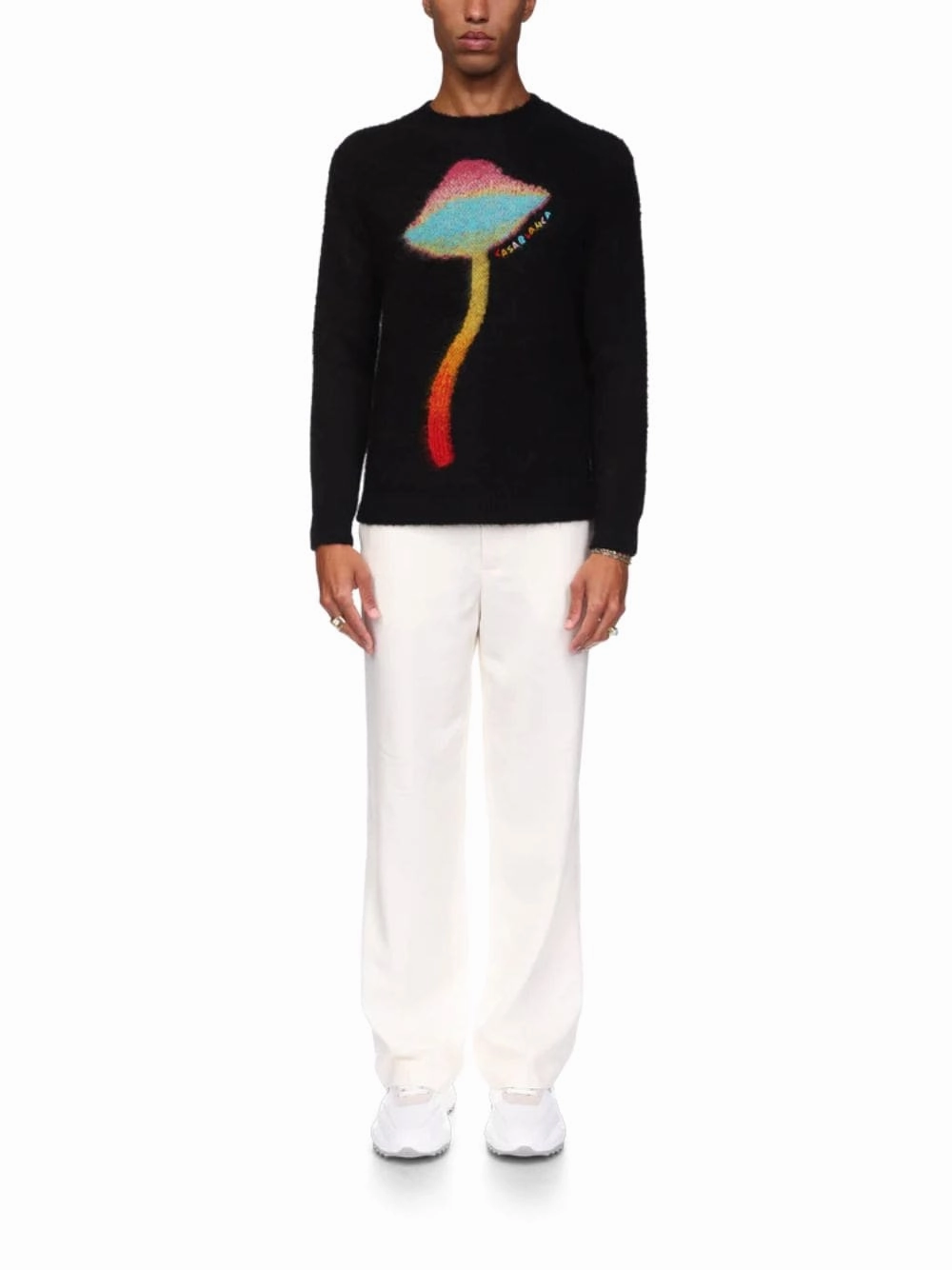 Rainbow Mushroom Mohair Jumper