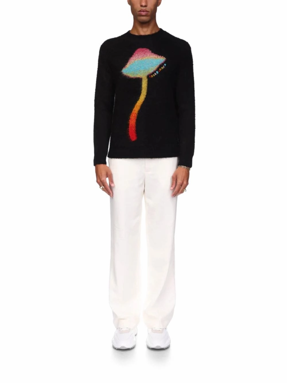 Rainbow Mushroom Mohair Jumper